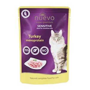 Nuevo mačka sensitive Morčacie monoproteín 85g