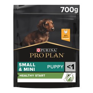 PRE PLAN Small & Mini Puppy Healthy Štart granule pre šteňatá kura 700 g