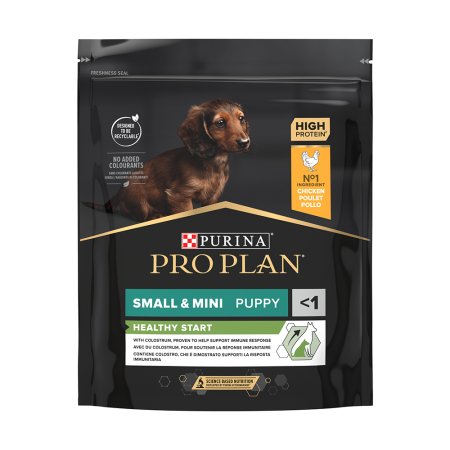 PRE PLAN Small & Mini Puppy Healthy Štart granule pre šteňatá kura 700 g