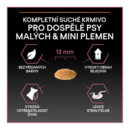 PRE PLAN Small & Mini Adult Sensitive Skin granule pre psov losos 3 kg