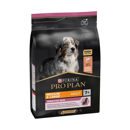 Pro Plan Medium & Large Adult 7+ Optiderma losos 3 kg