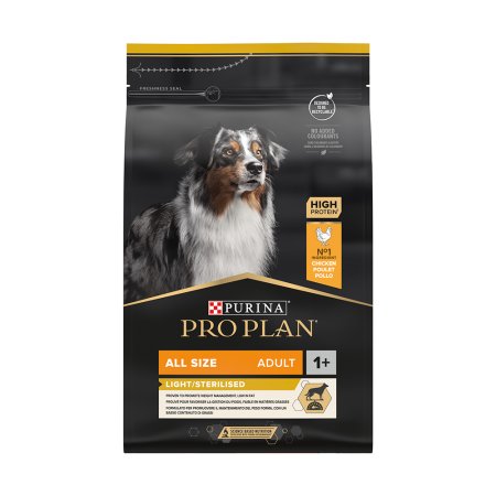 Pro Plan All Size Adult Light kura 3 kg