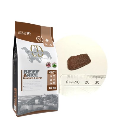 DELIKAN CD Beef and rice 15 kg