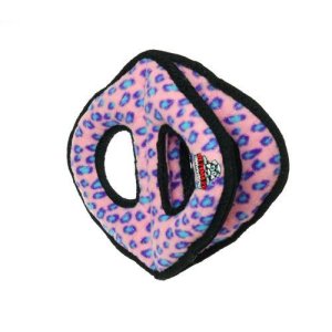 PROFIZOO Hračka Odolná Ultimate Preťahovadlo Trojcestné Kruh Leopard ružové 25cm