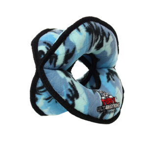 PROFIZOO Hračka Odolná Ultimate Preťahovadlo Štvorcestné Kruh Camo modré 17cm