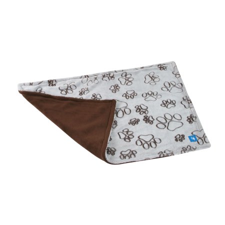 PROFIZOO Fleece Deka dvojvrstvová De Luxe 80 x 50 cm hnedá labka