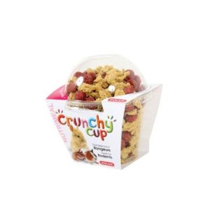 Pochutka CRUNCHYCUP mrkva/repa pre hlodavce 130g Zolux