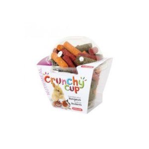 Pochutka CRUNCHYCUP mrkva/repa pre hlodavce 130g Zolux