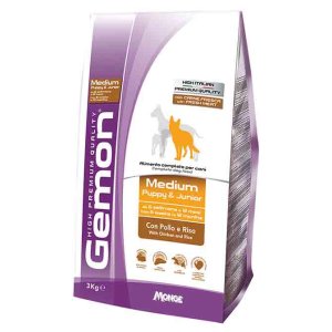 GEMON Dog Medium Puppy & Junior - Kurča s ryžou 31/16 3 kg