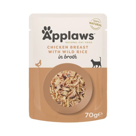 Applaws vrecko Cat 70g kuracie prsia a divoká ryža