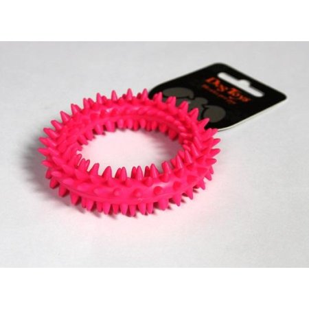 TPR dentálny krúžok ružový 9x9x2.2cm