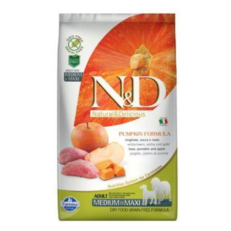 N&D Pumpkin Adult M/L Boar & Apple 2,5kg