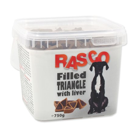 Pochúťka RASCO plnený trojuholníček s pečeňou 750g