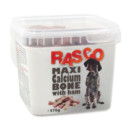 Pochúťka RASCO kosti kalciové so šunkou 500g