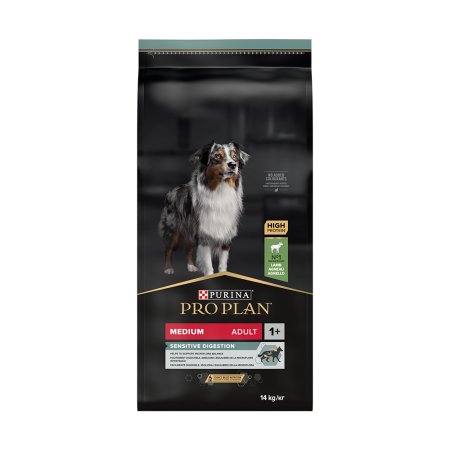 Pro Plan Medium Adult Sensitive Digestion jahňacie 14 kg