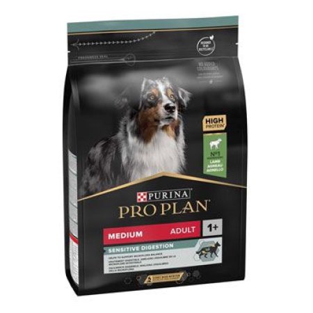 Pro Plan Medium Adult Sensitive Digestion granule pro psy jehněčí 3 kg