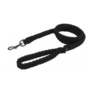 PROFIZOO Vodítko pletené MINIHUGO (20mm x 150cm) čierna