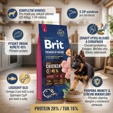 Brit Premium by Nature Junior L 3 kg