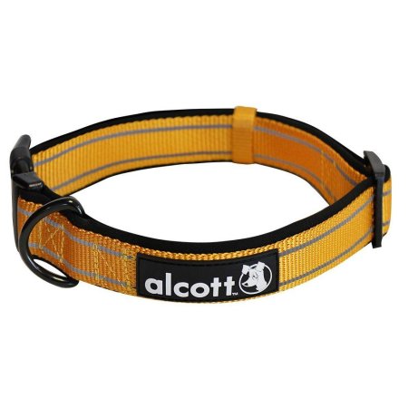 Alcott reflexný obojok pre psov oranžový, veľkosť S