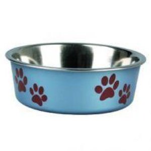 Miska nerezová s plastovým opláštením metalická modrá 23cm 2200ml