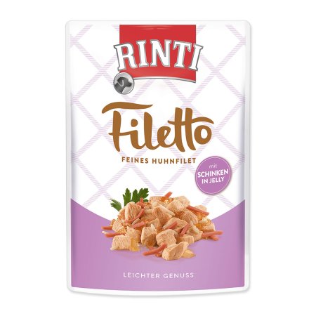 Kapsička RINTI Filetto kura + šunka v želé 100g