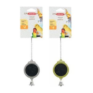 Hračka pre vtáky zrkadlo okrúhle plast Zolux