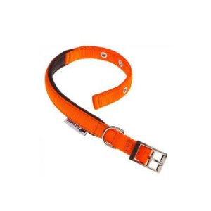 Obojok nylon DAYTONA C 53cmx25mm oranžový FP 1ks