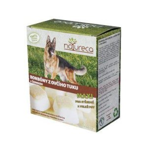 NATURECA Cukríky z ovčieho tuku s cesnakom Maxi 250g