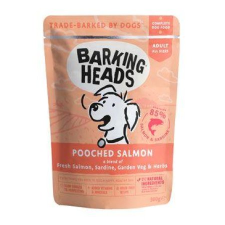 BARKING HEADS Pooched Salmon vrecko 300g