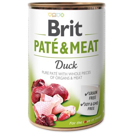 Brit Dog konz Paté & Meat Duck 400g