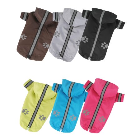 PROFIZOO Bunda ľahká šusťáková reflex hnedá – XXL