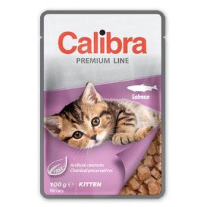 Calibra Cat vrecko Premium Kitten Salmon 100g