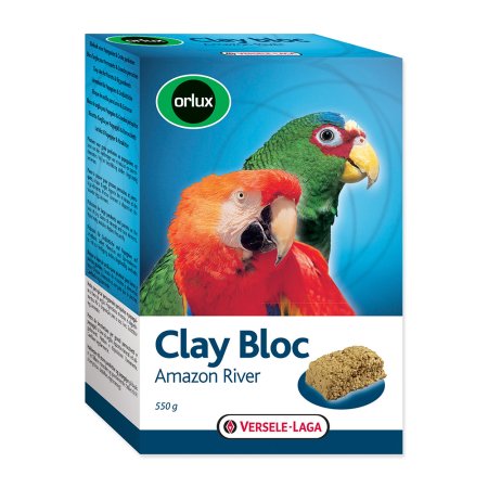 Ílový blok VERSELE-LAGA Clay Bloc Amazon River pre väčšie papagáje 550g
