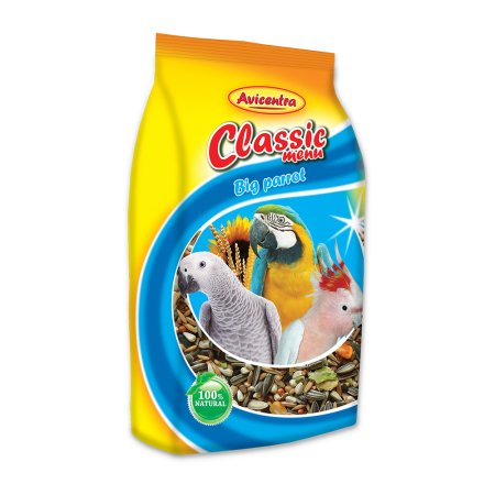AVICENTRA štandard krmivo pre veľké papagáje (1kg)