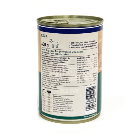 Happy Dog Ziege Pur - kozie 400 g
