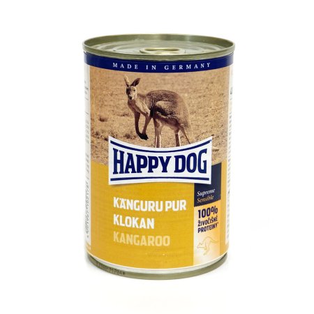 Happy Dog Känguru Pur - klokanie 400 g