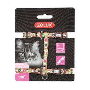 Postroj mačka ARROW nylon čokoládový Zolux