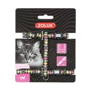 Postroj mačka ARROW nylon čierny Zolux