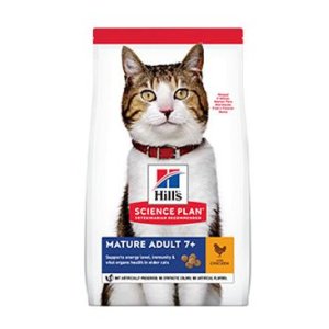 Hill’s Science Plan granule pre staršie mačky s kuracím 1.5 kg