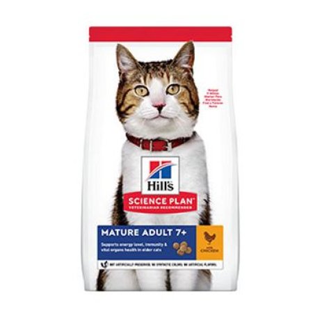 Hill’s Science Plan granule pre staršie mačky s kuracím 1.5 kg