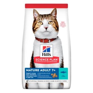 Hill’s Science Plan granule pre staršie mačky s tuniakom 10 kg