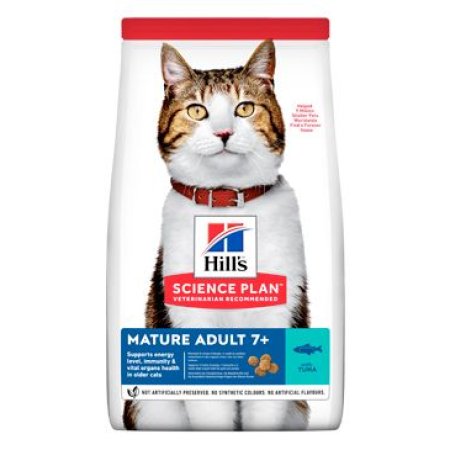 Hill’s Science Plan granule pre staršie mačky s tuniakom 10 kg