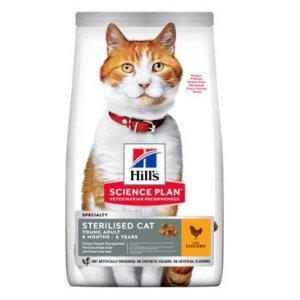 Hill’s Science Plan granule pre kastrované dospelé mačky s kuracím 10 kg