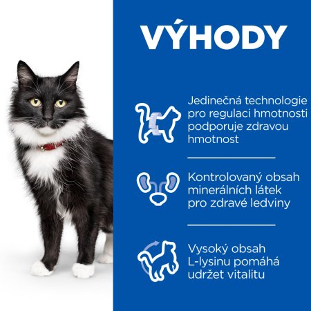 Hill’s Science Plan granule pre kastrované staršie mačky s kuracím 3 kg