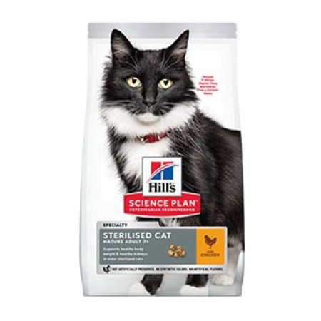 Hill’s Science Plan granule pre kastrované staršie mačky s kuracím 3 kg