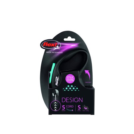 Vodítko Flexi Design S lanko 5m/12kg modrá