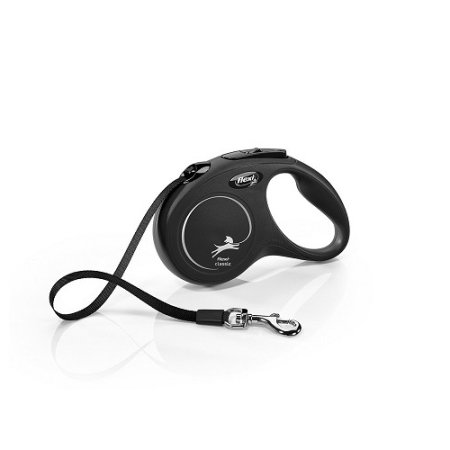 Vodítko Flexi New Classic S opasok 5m/15kg čierna