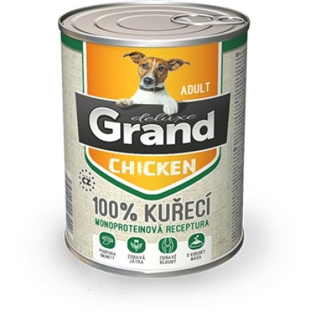 GRAND deluxe 100% Kuracie Adult 820 g