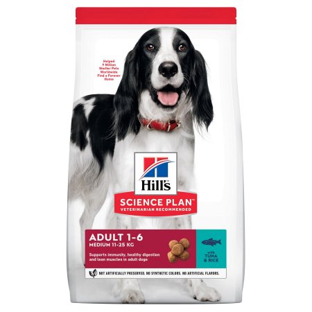 Hill’s Science Plan Canine Adult Medium Tuna & Rice 12 kg
