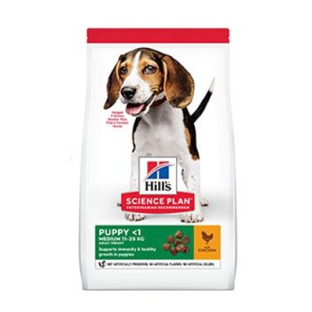 Hill’s Science Plan granule pre šteňatá stredných plemien s kuracím 2.5 kg